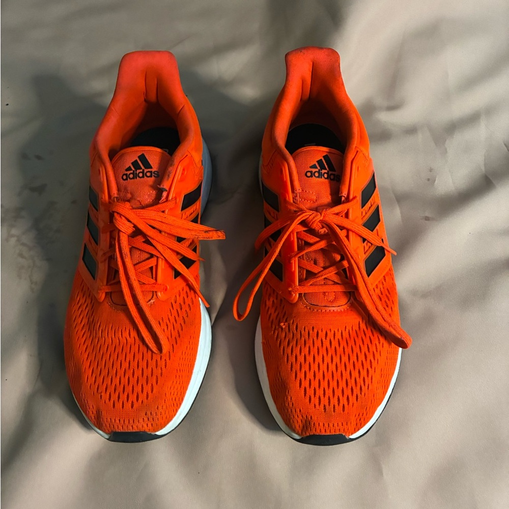 adidas Orange and Black Sneakers